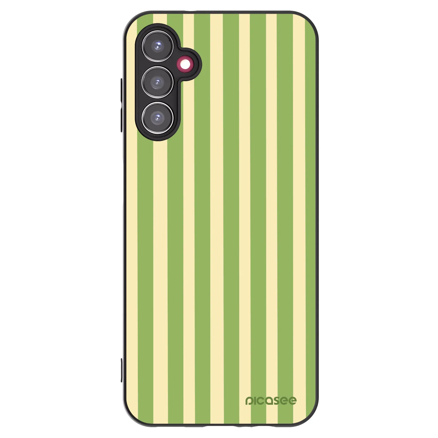 Picasee silikonski črni ovitek za Samsung Galaxy A14 5G A146P - Lines Matcha