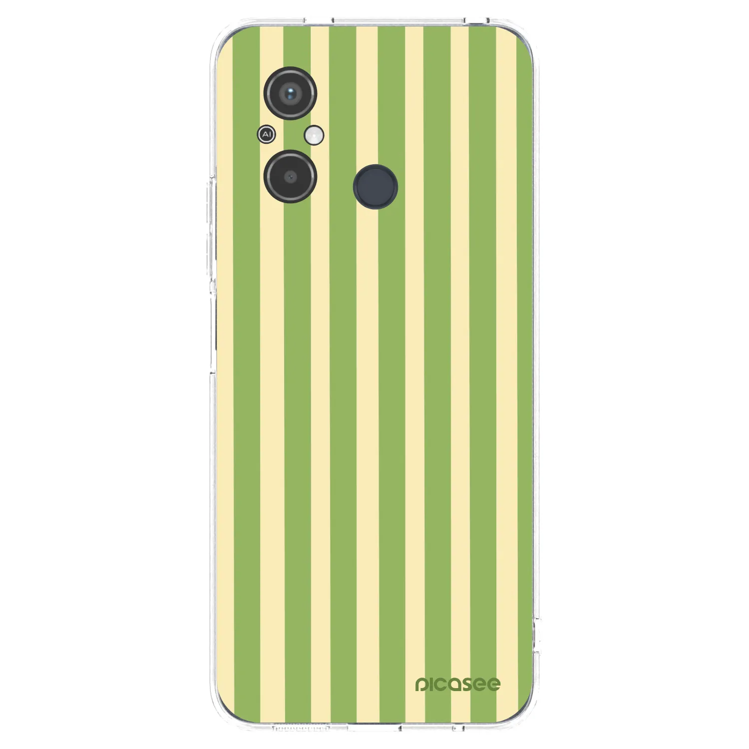 Picasee silikonski prozorni ovitek za Xiaomi Redmi 12C - Lines Matcha