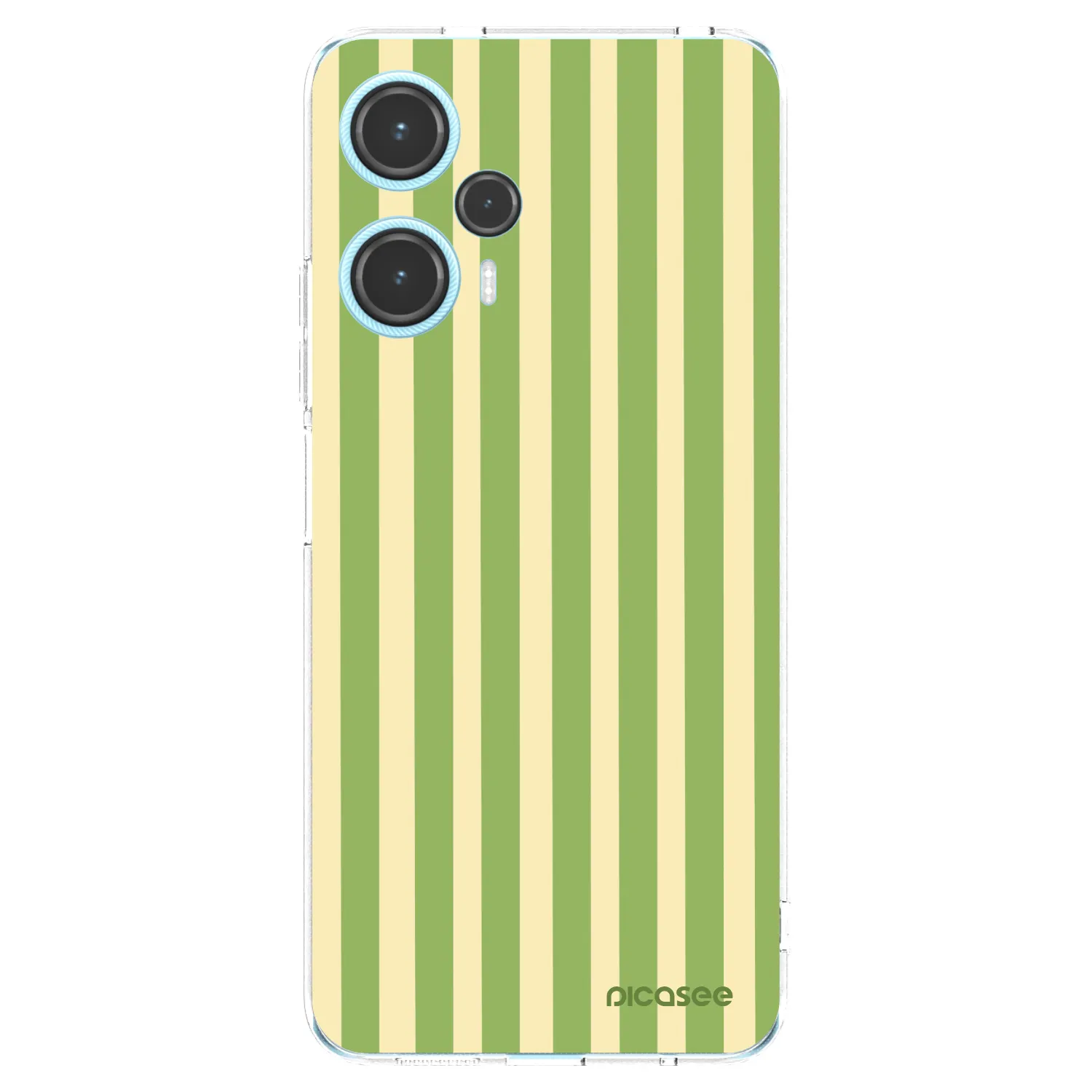 Picasee silikonski prozorni ovitek za Xiaomi Poco F5 - Lines Matcha