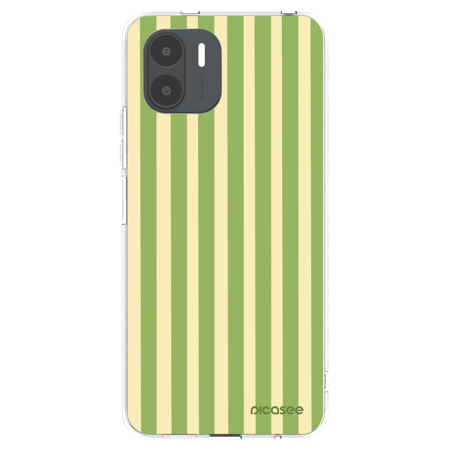 Picasee silikonski prozorni ovitek za Xiaomi Redmi A2 - Lines Matcha
