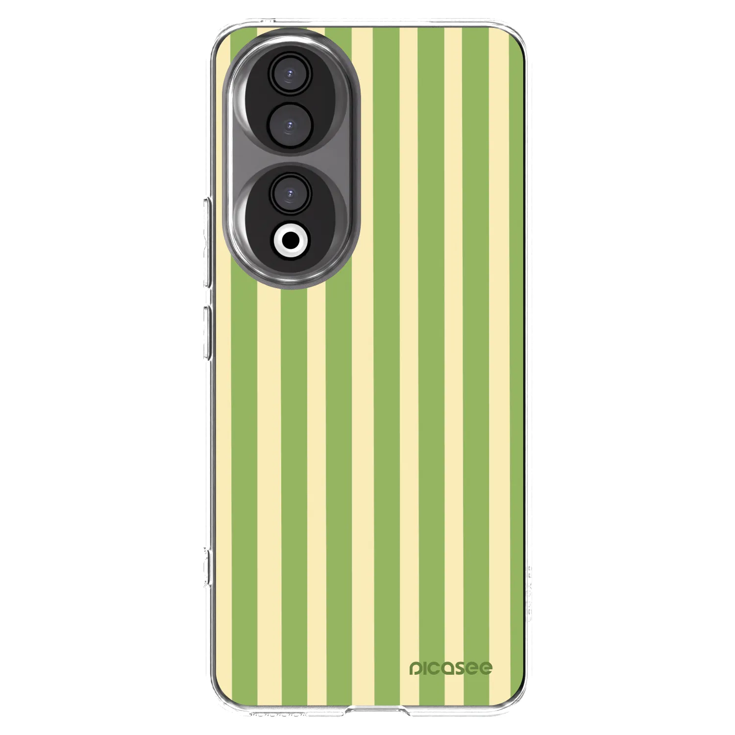 Picasee silikonski prozorni ovitek za Honor 90 5G - Lines Matcha
