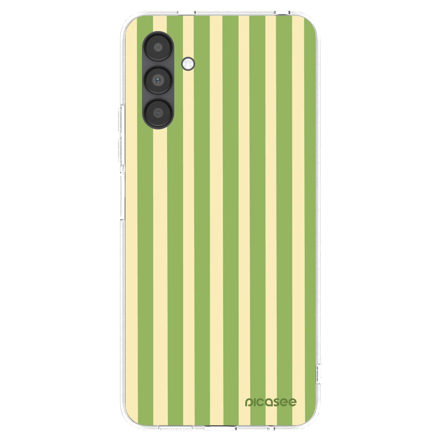 Picasee silikonski prozorni ovitek za Samsung Galaxy A04s A047F - Lines Matcha