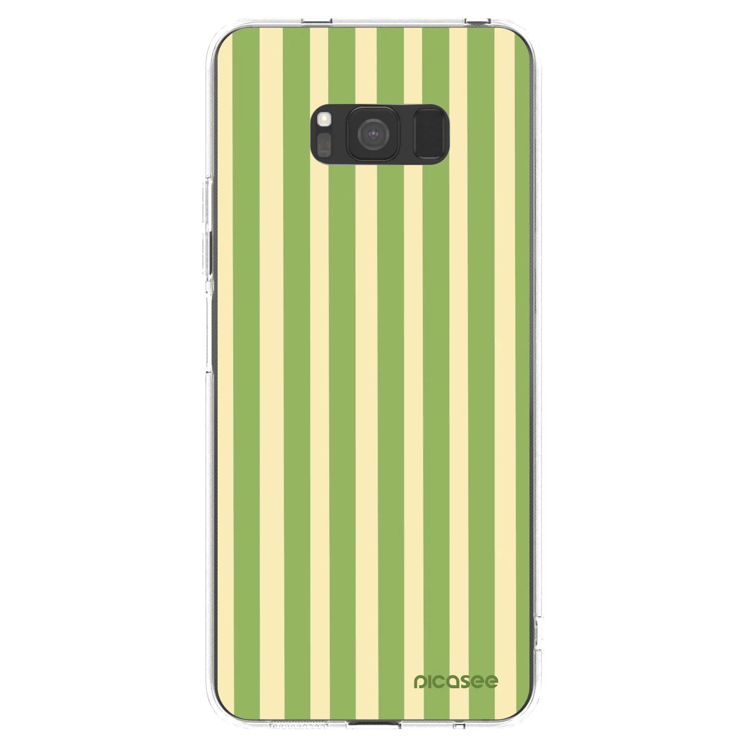 Picasee silikonski prozorni ovitek za Samsung Galaxy S8 G950F - Lines Matcha