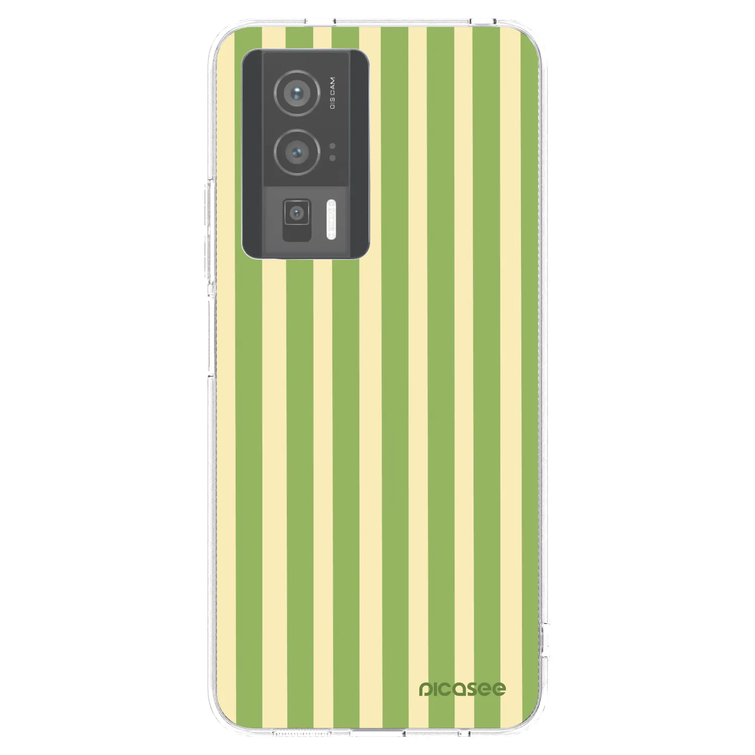Picasee silikonski prozorni ovitek za Xiaomi Poco F5 Pro 5G - Lines Matcha