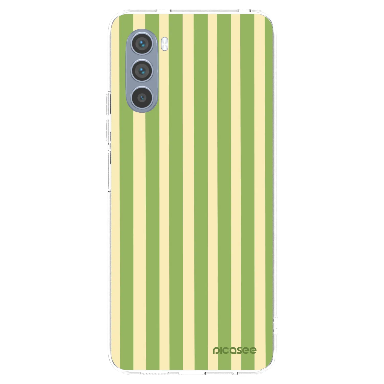 Picasee silikonski prozorni ovitek za Motorola Moto G62 - Lines Matcha