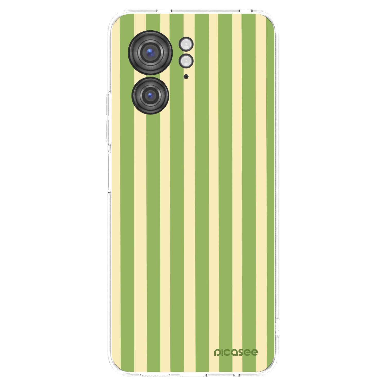 Picasee silikonski prozorni ovitek za Motorola Edge 40 - Lines Matcha