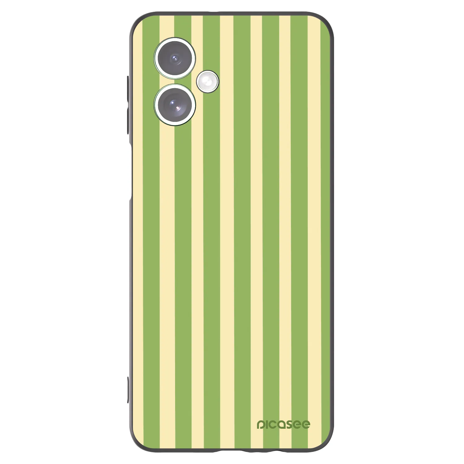 Picasee silikonski črni ovitek za Motorola Moto G54 5G - Lines Matcha