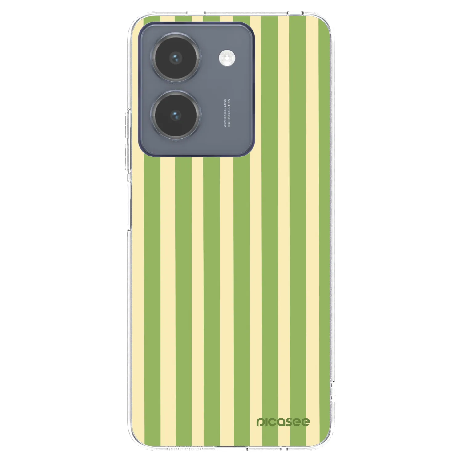 Picasee silikonski prozorni ovitek za Vivo Y36 4G - Lines Matcha