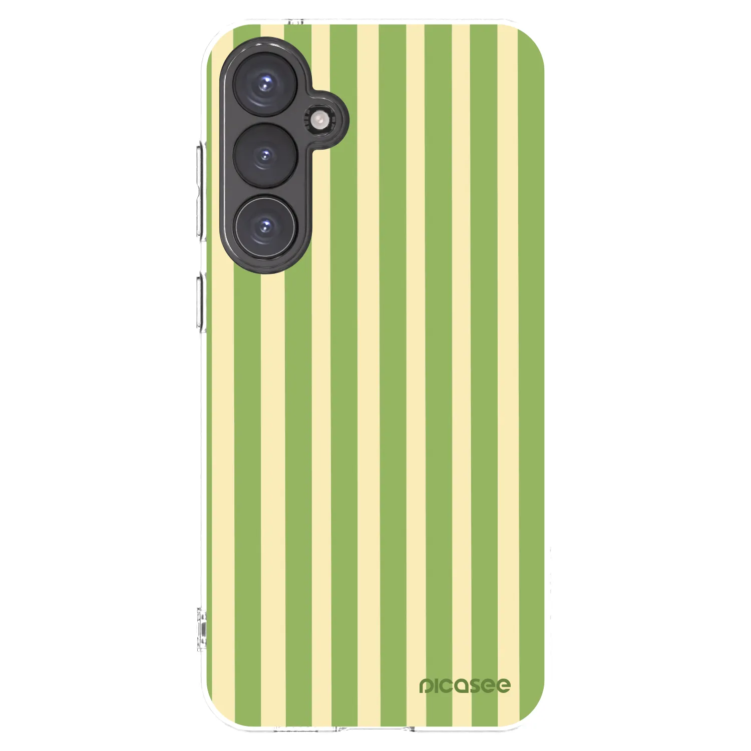Picasee silikonski prozorni ovitek za Samsung Galaxy S23 FE S711B - Lines Matcha