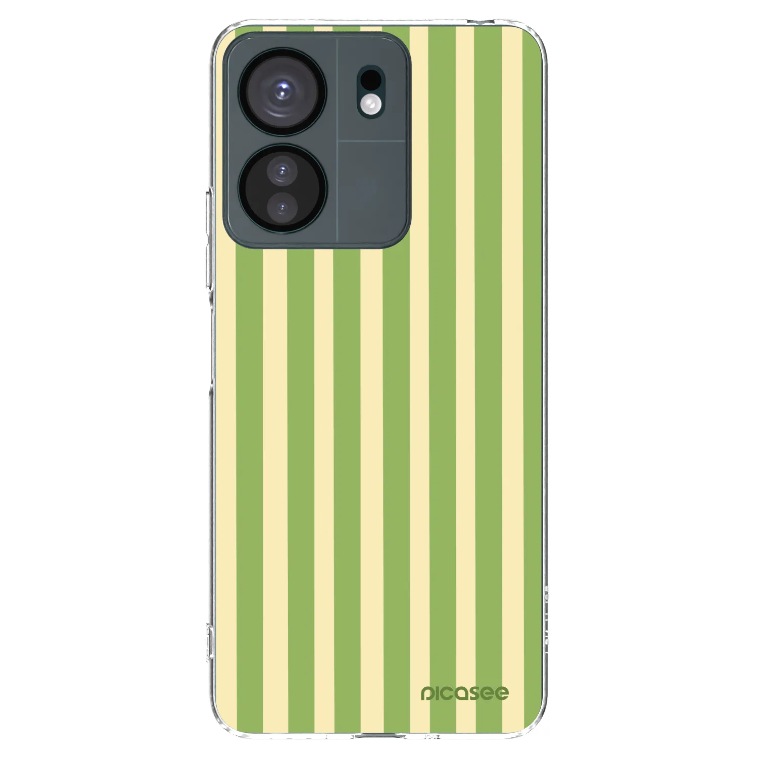 Picasee silikonski prozorni ovitek za Xiaomi Redmi 13C 4G - Lines Matcha