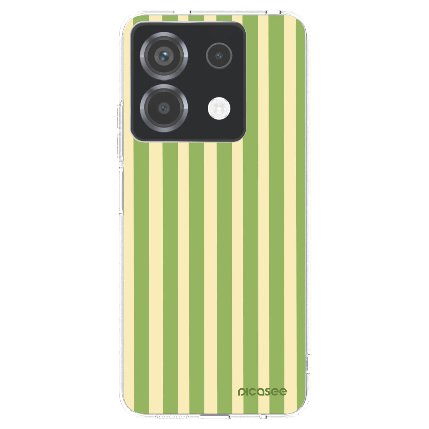 Picasee silikonski prozorni ovitek za Xiaomi Poco X6 - Lines Matcha