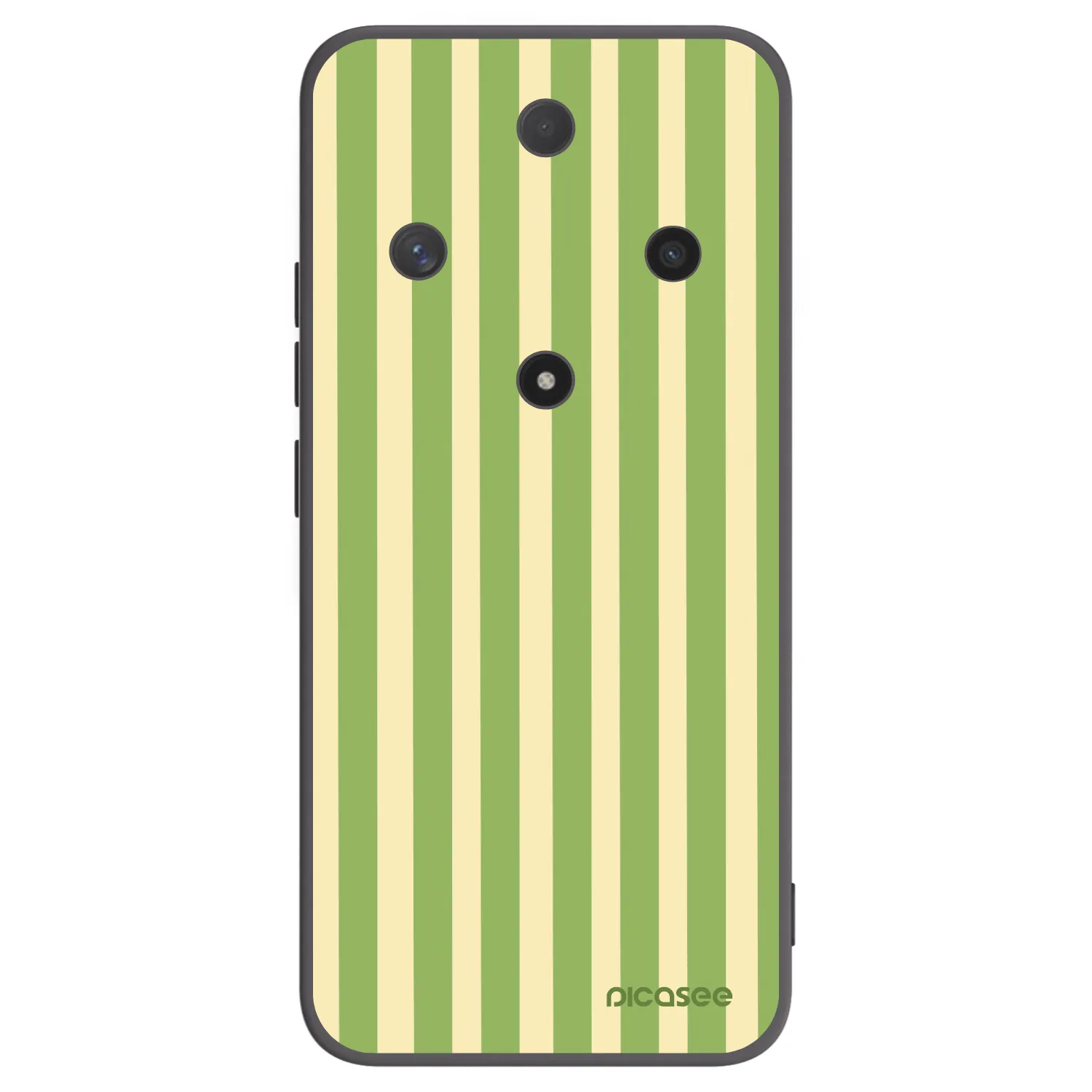Picasee silikonski črni ovitek za Honor Magic6 Lite 5G - Lines Matcha