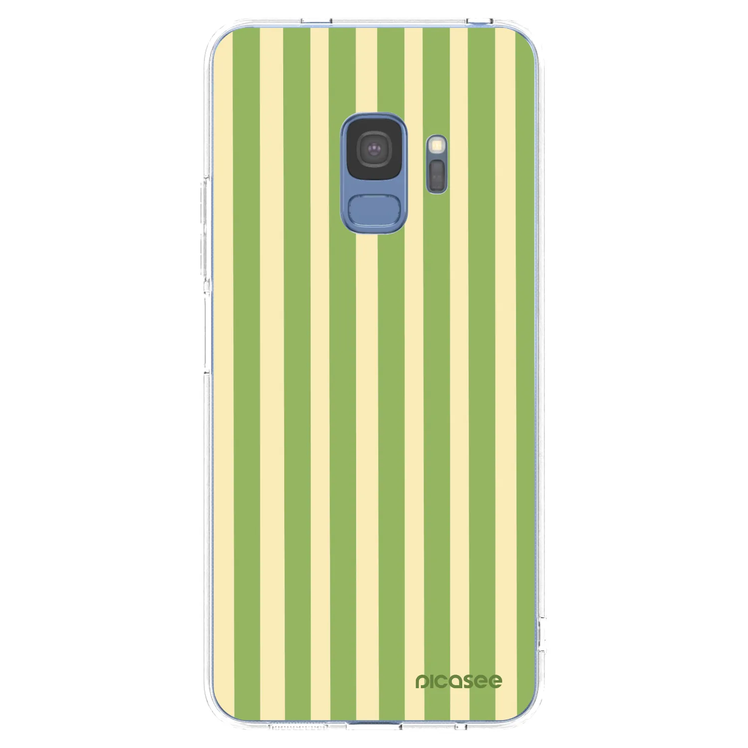 Picasee silikonski prozorni ovitek za Samsung Galaxy S9 G960F - Lines Matcha