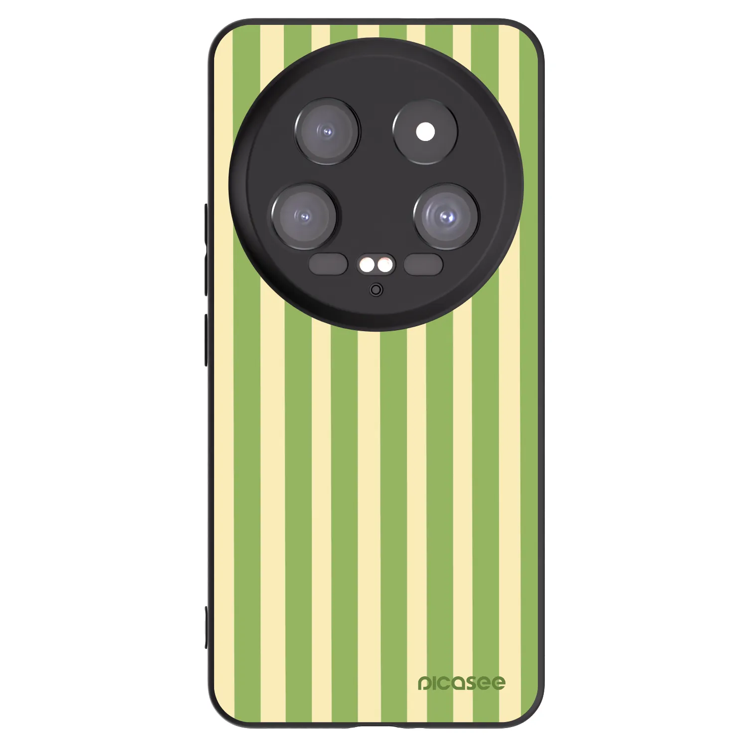 Picasee silikonski črni ovitek za Xiaomi 14 Ultra - Lines Matcha