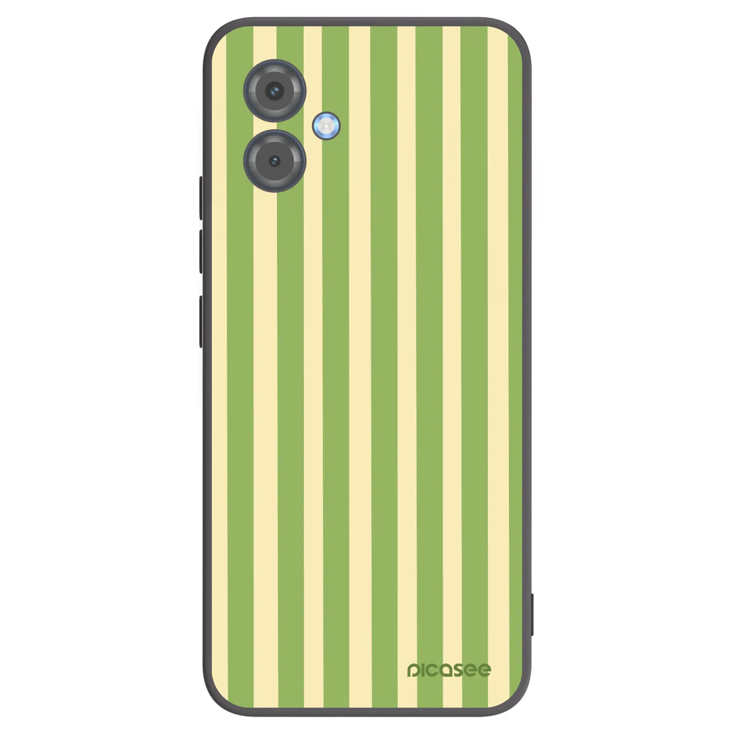 Picasee silikonski črni ovitek za Motorola Moto G14 - Lines Matcha