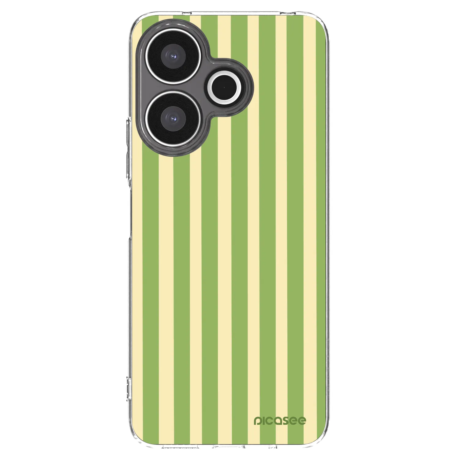Picasee silikonski prozorni ovitek za Xiaomi Redmi 13 4G - Lines Matcha