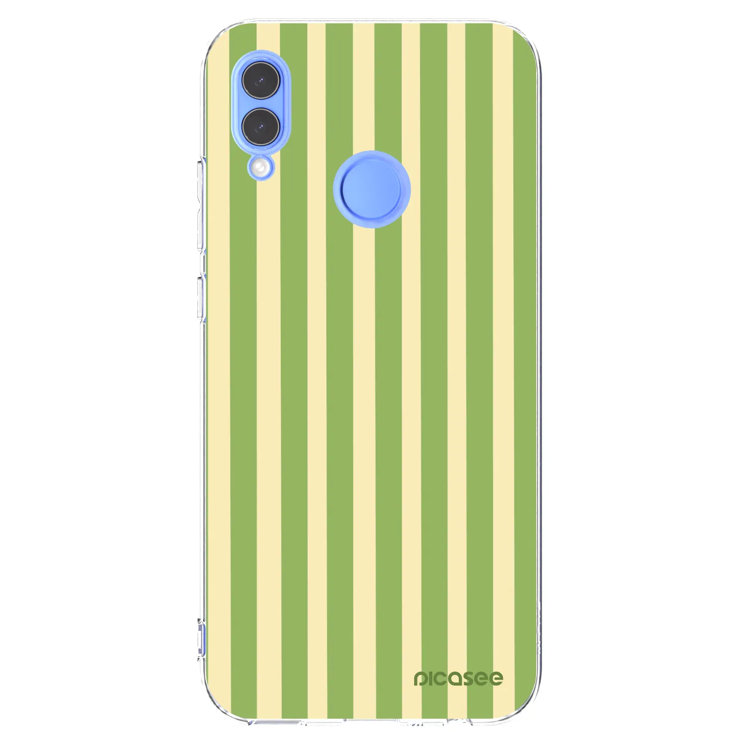 Picasee silikonski prozorni ovitek za Huawei P Smart 2019 - Lines Matcha