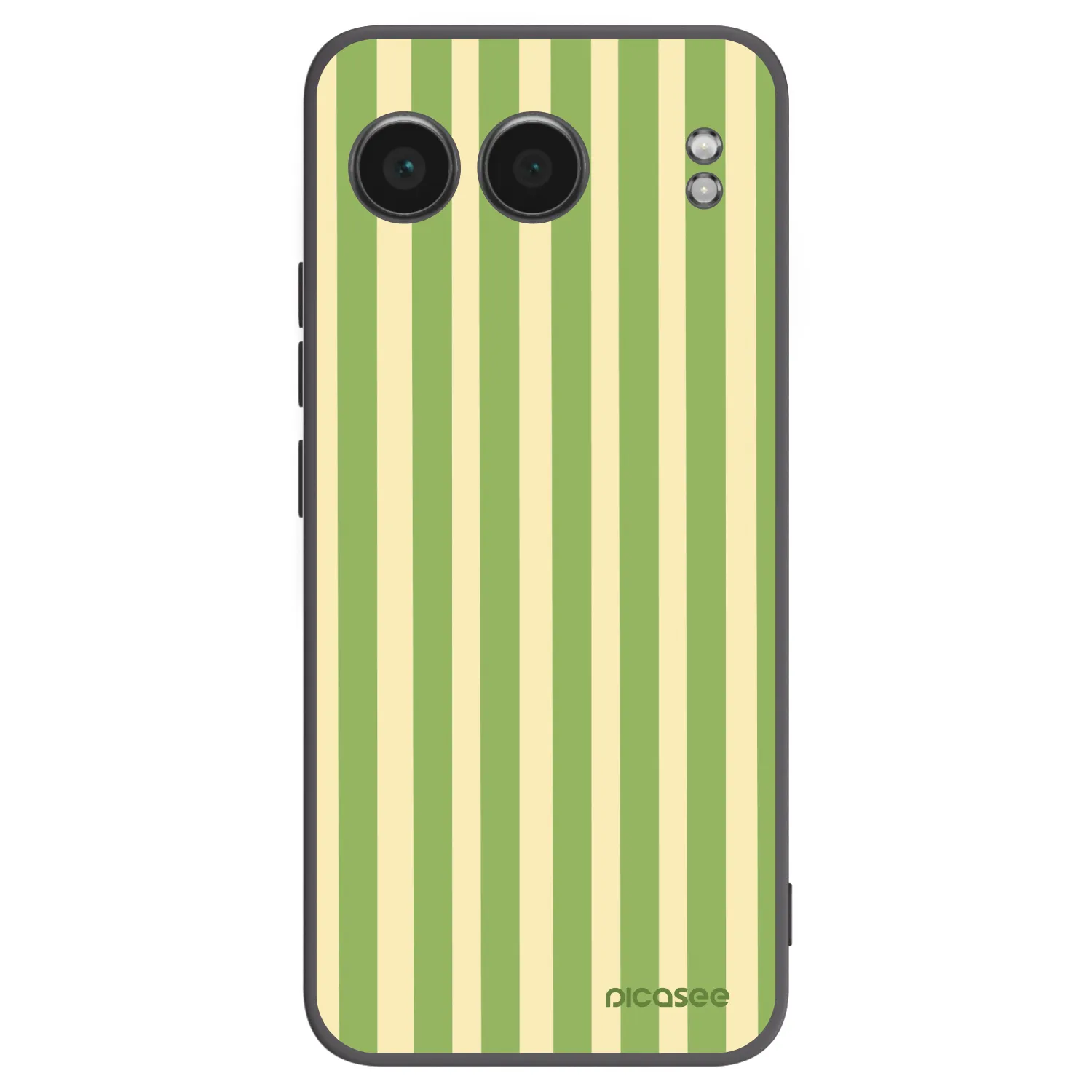 Picasee silikonski črni ovitek za OnePlus Nord 4 - Lines Matcha
