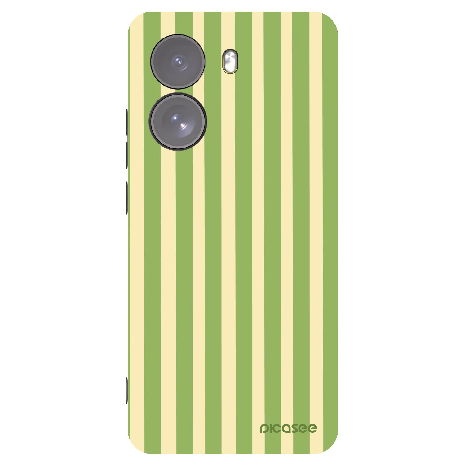 Picasee silikonski črni ovitek za Xiaomi Poco X7 - Lines Matcha