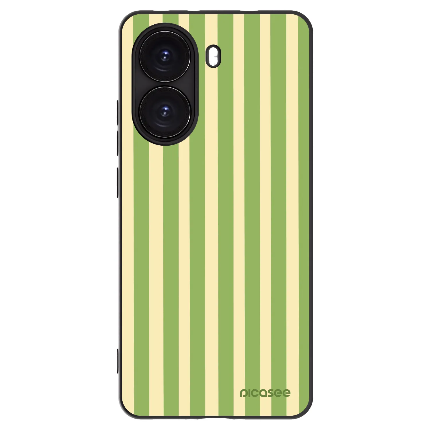 Picasee silikonski črni ovitek za Xiaomi Poco X7 Pro 5G - Lines Matcha