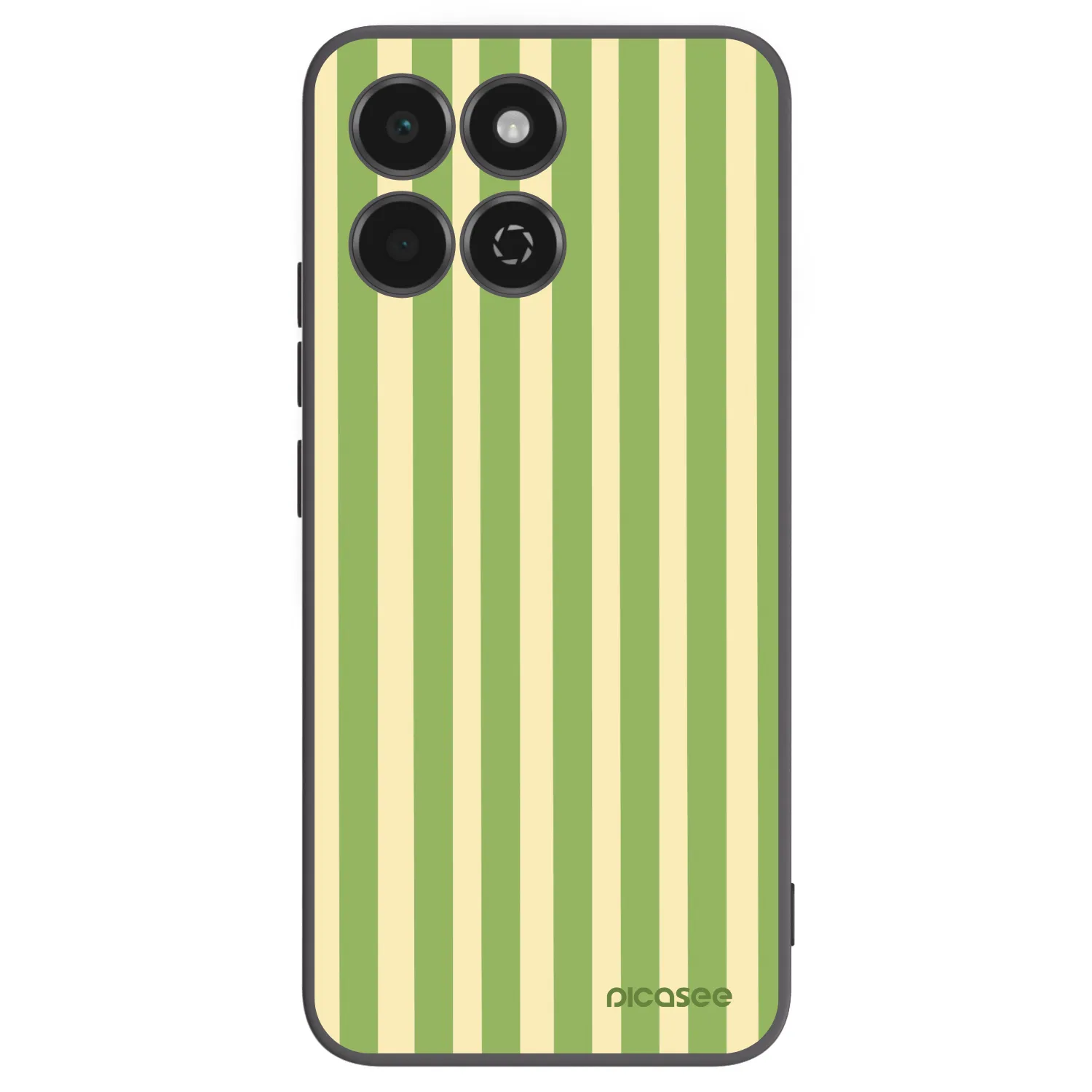 Picasee silikonski črni ovitek za Honor 200 Smart 5G - Lines Matcha
