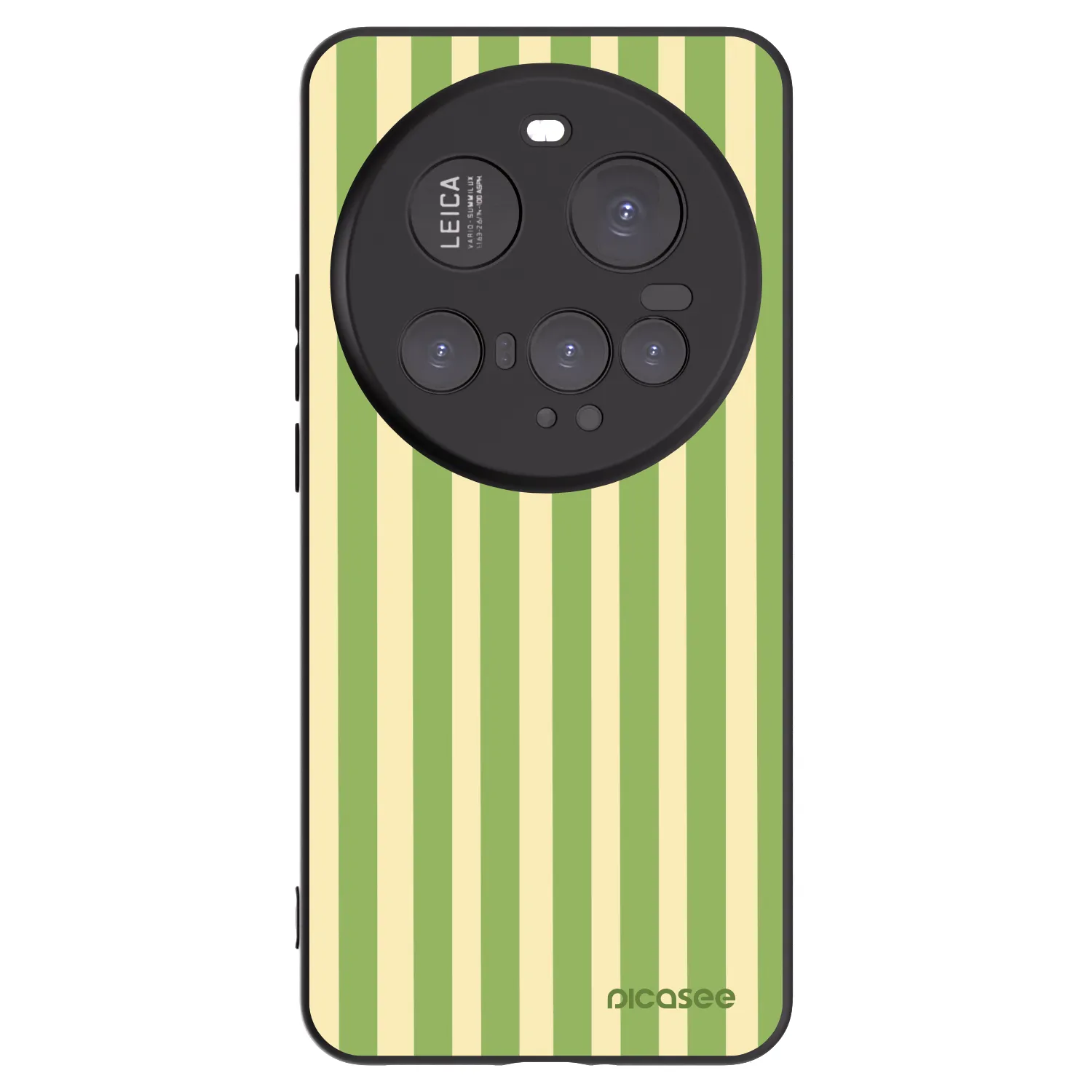 Picasee silikonski črni ovitek za Xiaomi 15 Ultra - Lines Matcha