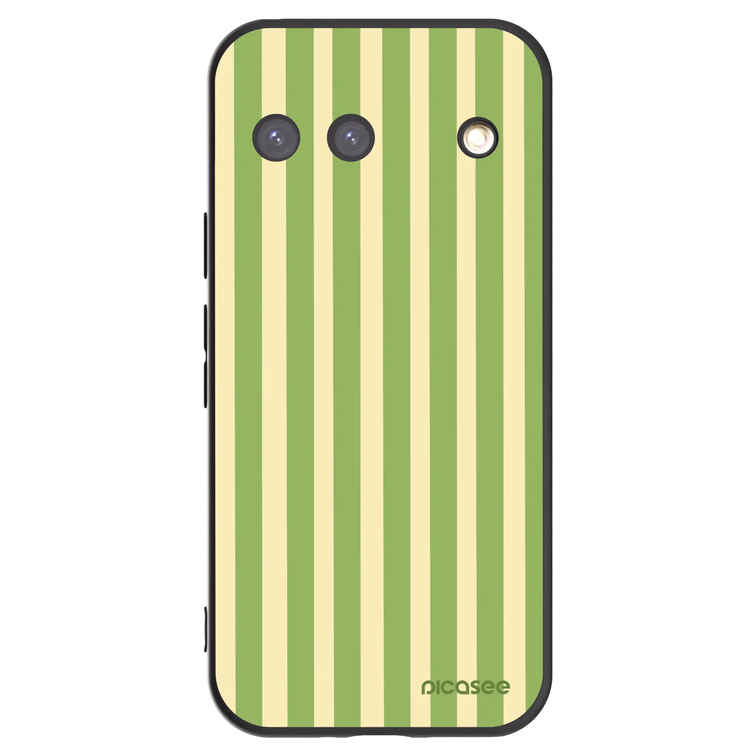 Picasee silikonski črni ovitek za Google Pixel 9 - Lines Matcha