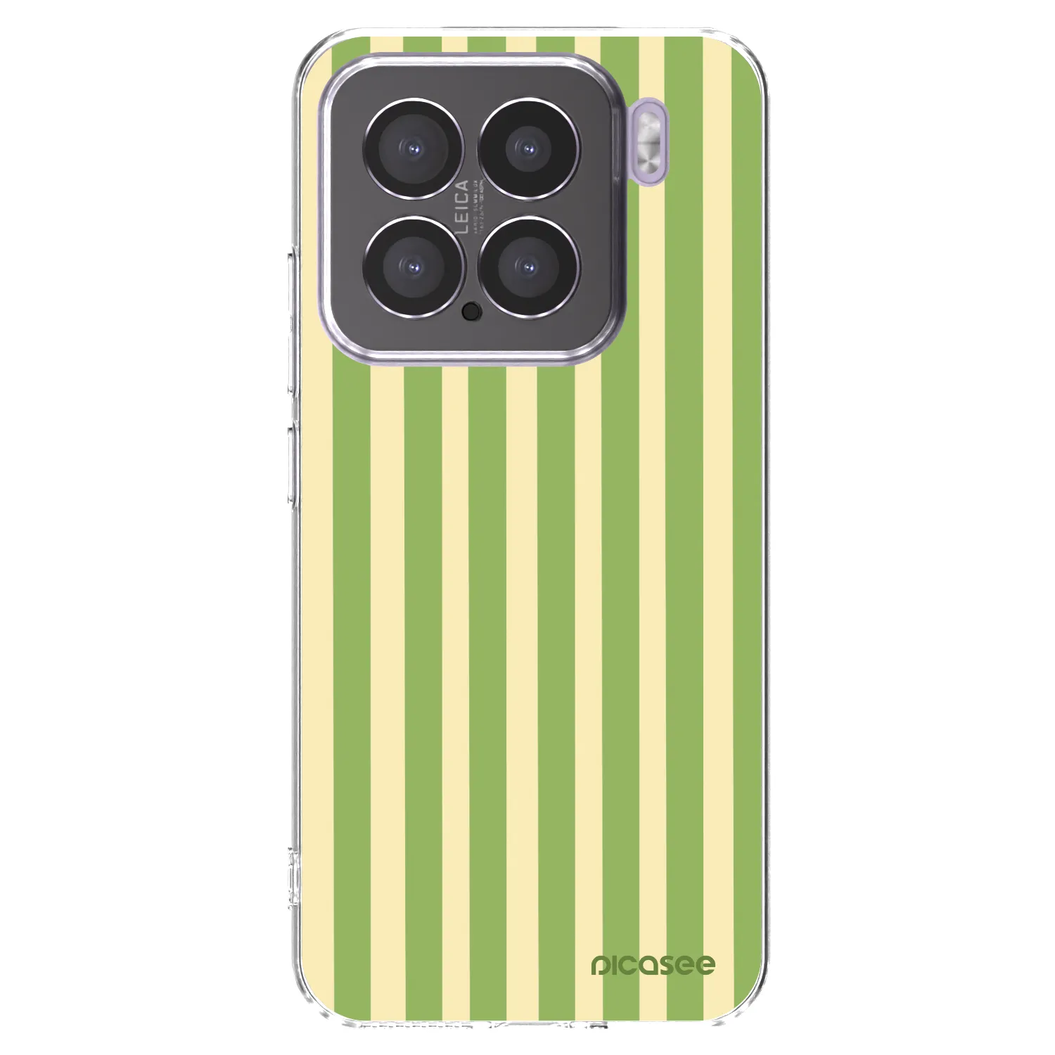 Picasee silikonski prozorni ovitek za Xiaomi 15 - Lines Matcha