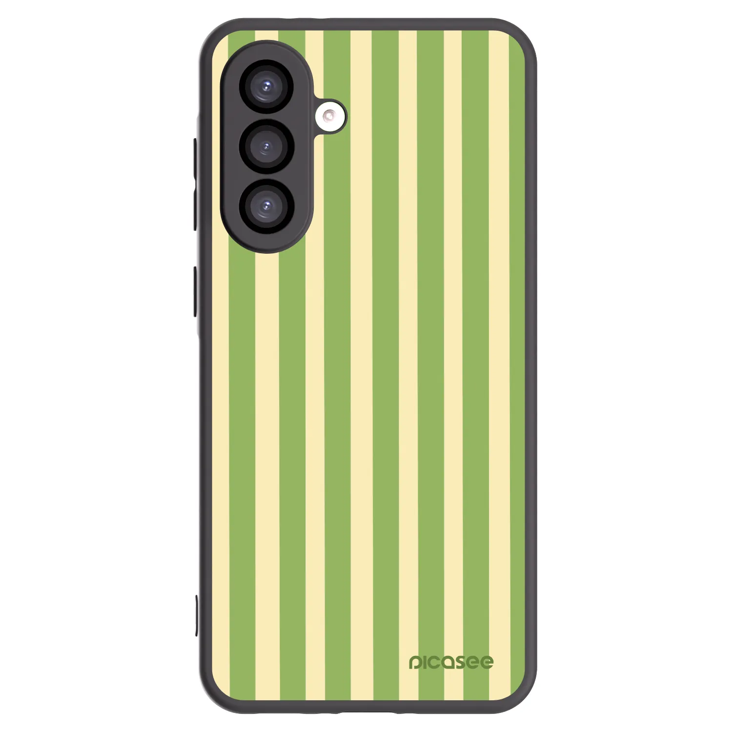 Picasee silikonski črni ovitek za Samsung Galaxy A26 5G A266B - Lines Matcha