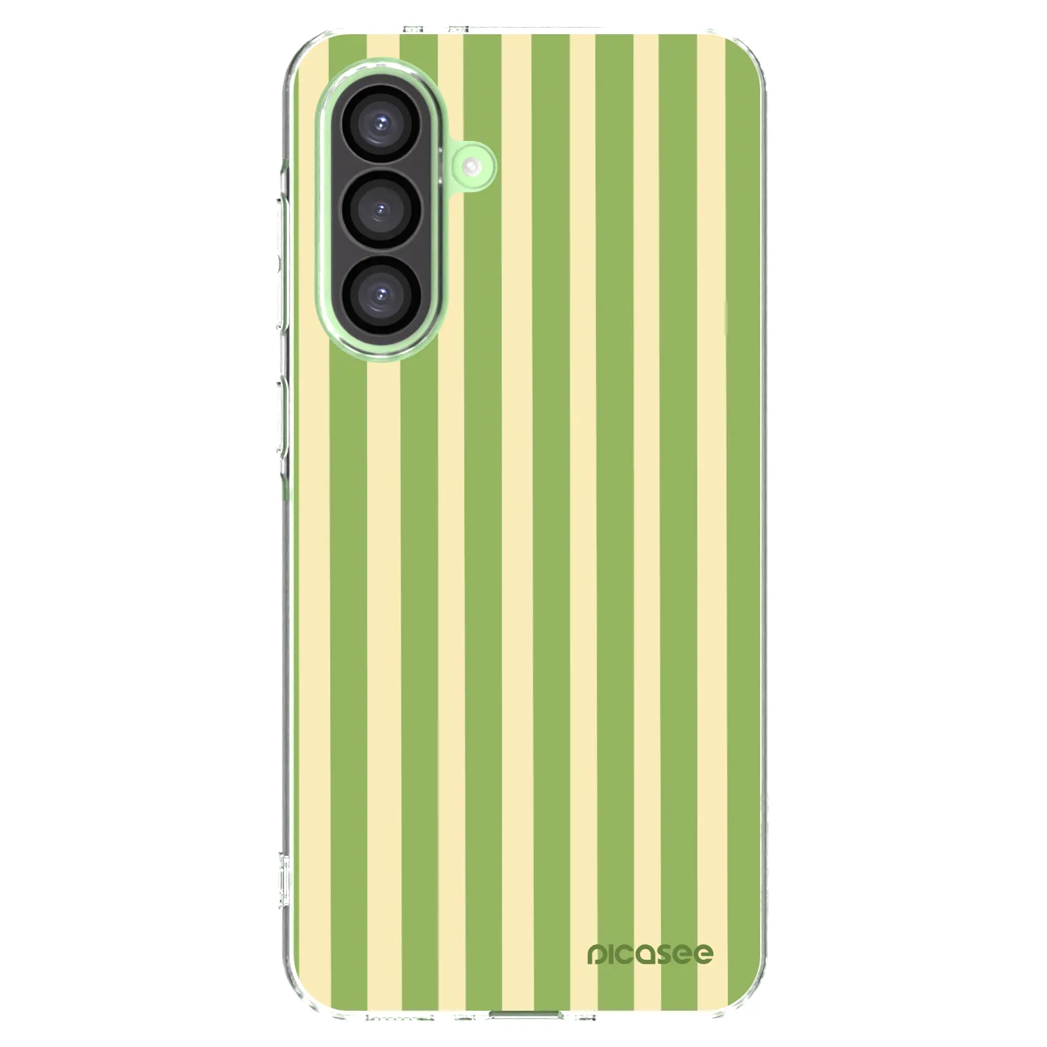 Picasee silikonski prozorni ovitek za Samsung Galaxy A26 5G A266B - Lines Matcha