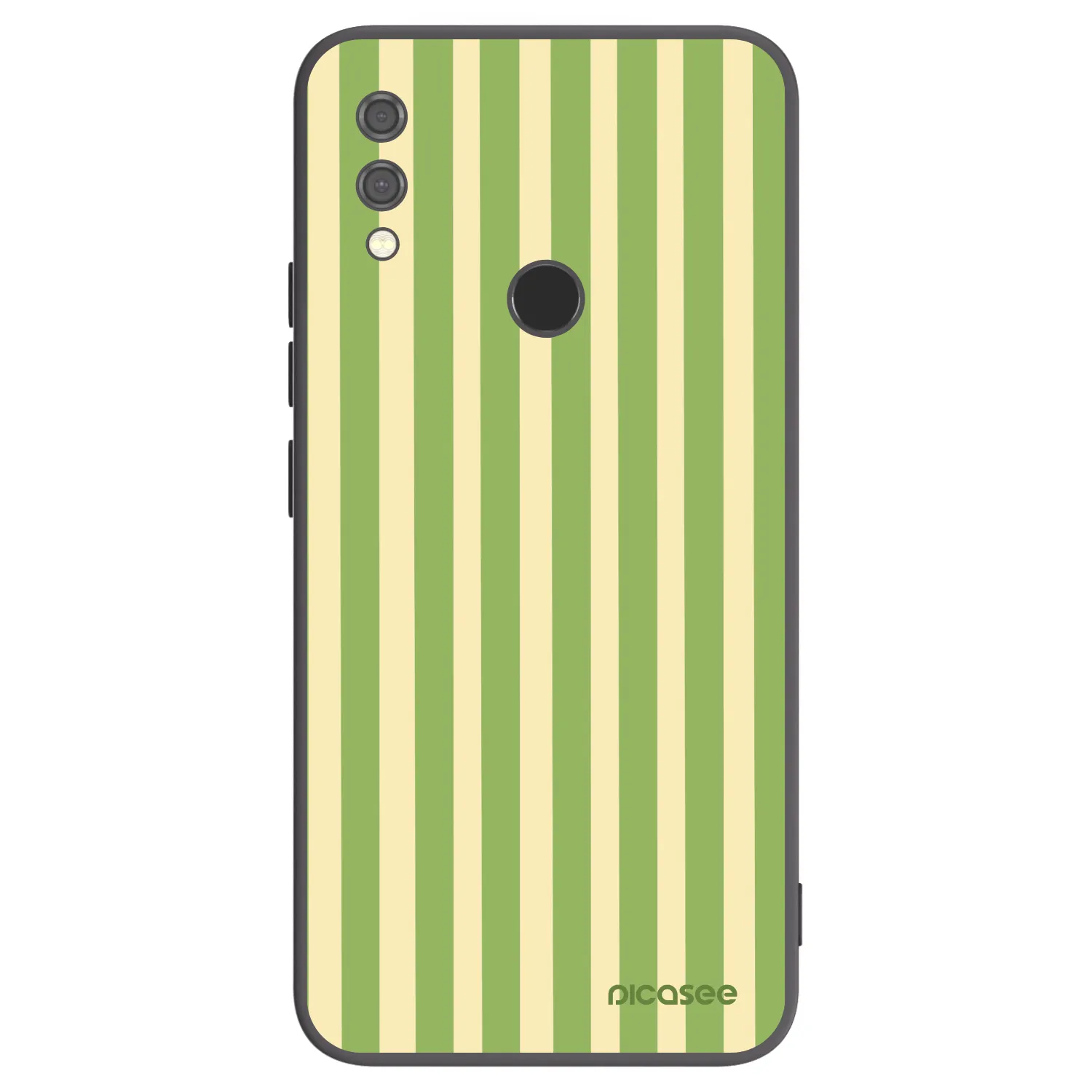 Picasee silikonski črni ovitek za Xiaomi Redmi Note 7 - Lines Matcha