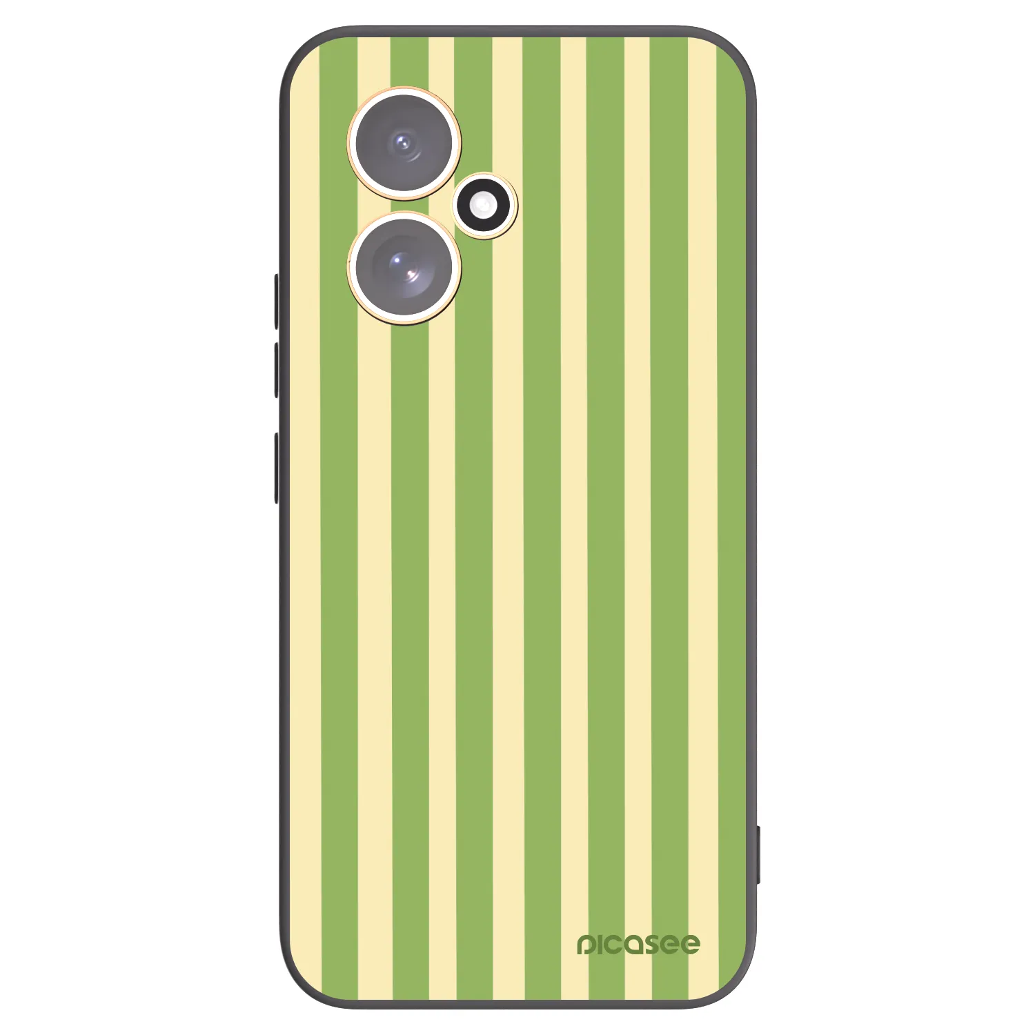 Picasee silikonski črni ovitek za Honor 400 5G - Lines Matcha