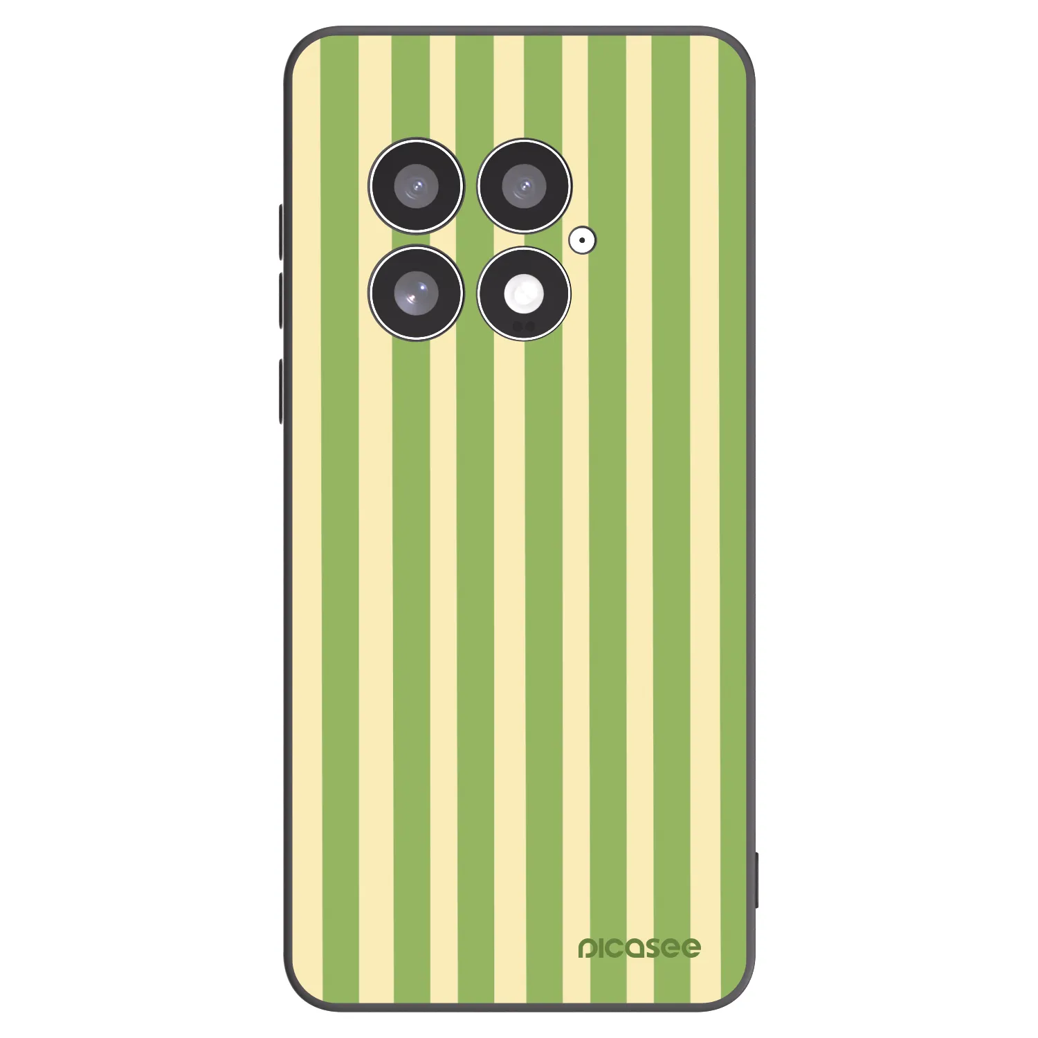 Picasee silikonski črni ovitek za OnePlus 13 5G - Lines Matcha