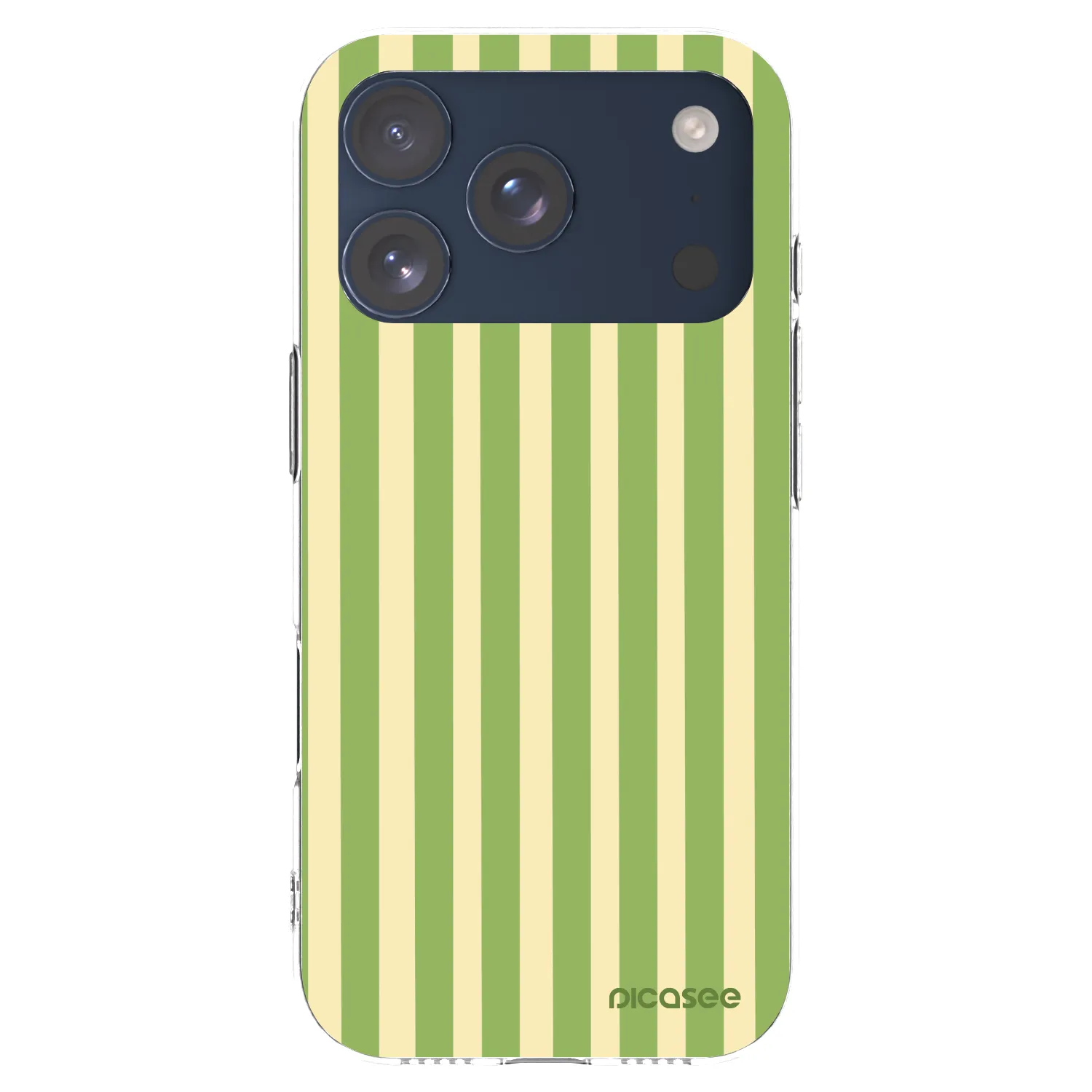 Picasee silikonski prozorni ovitek za Apple iPhone 17 Pro - Lines Matcha