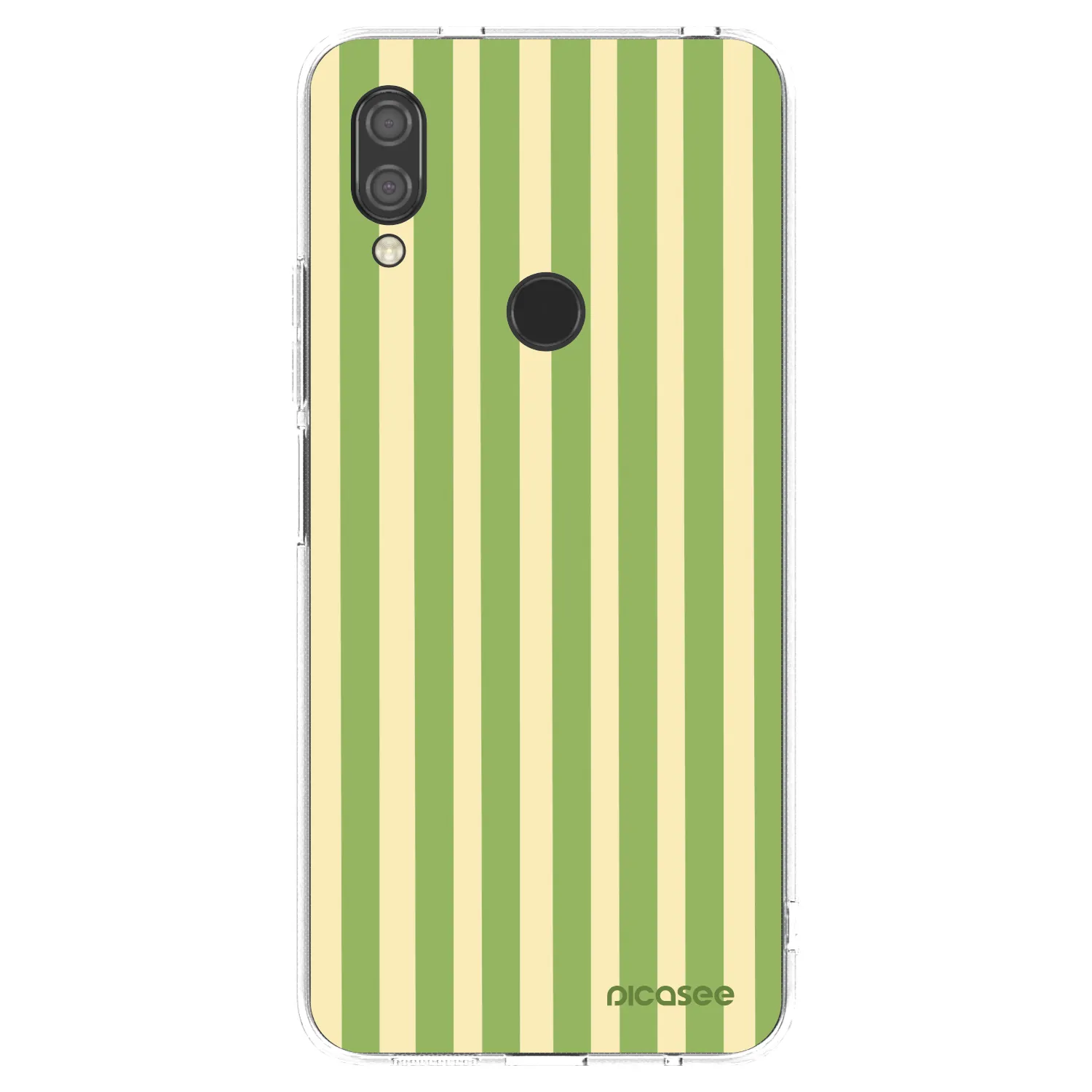 Picasee silikonski prozorni ovitek za Xiaomi Redmi 7 - Lines Matcha