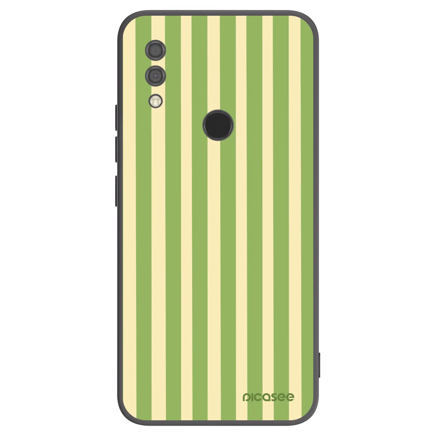 Picasee silikonski črni ovitek za Xiaomi Redmi 7 - Lines Matcha