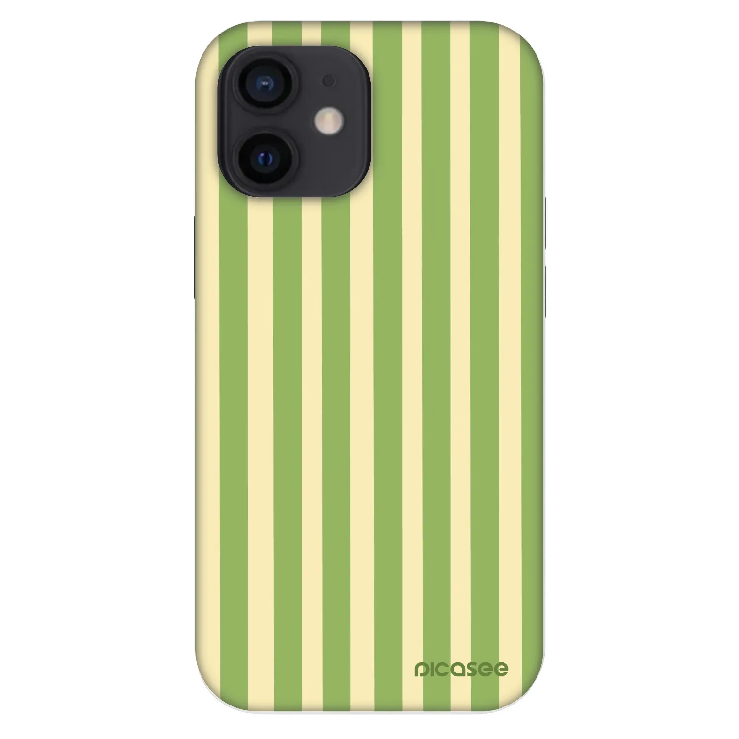 Picasee Fashion Case za Apple iPhone 12 mini - Lines Matcha