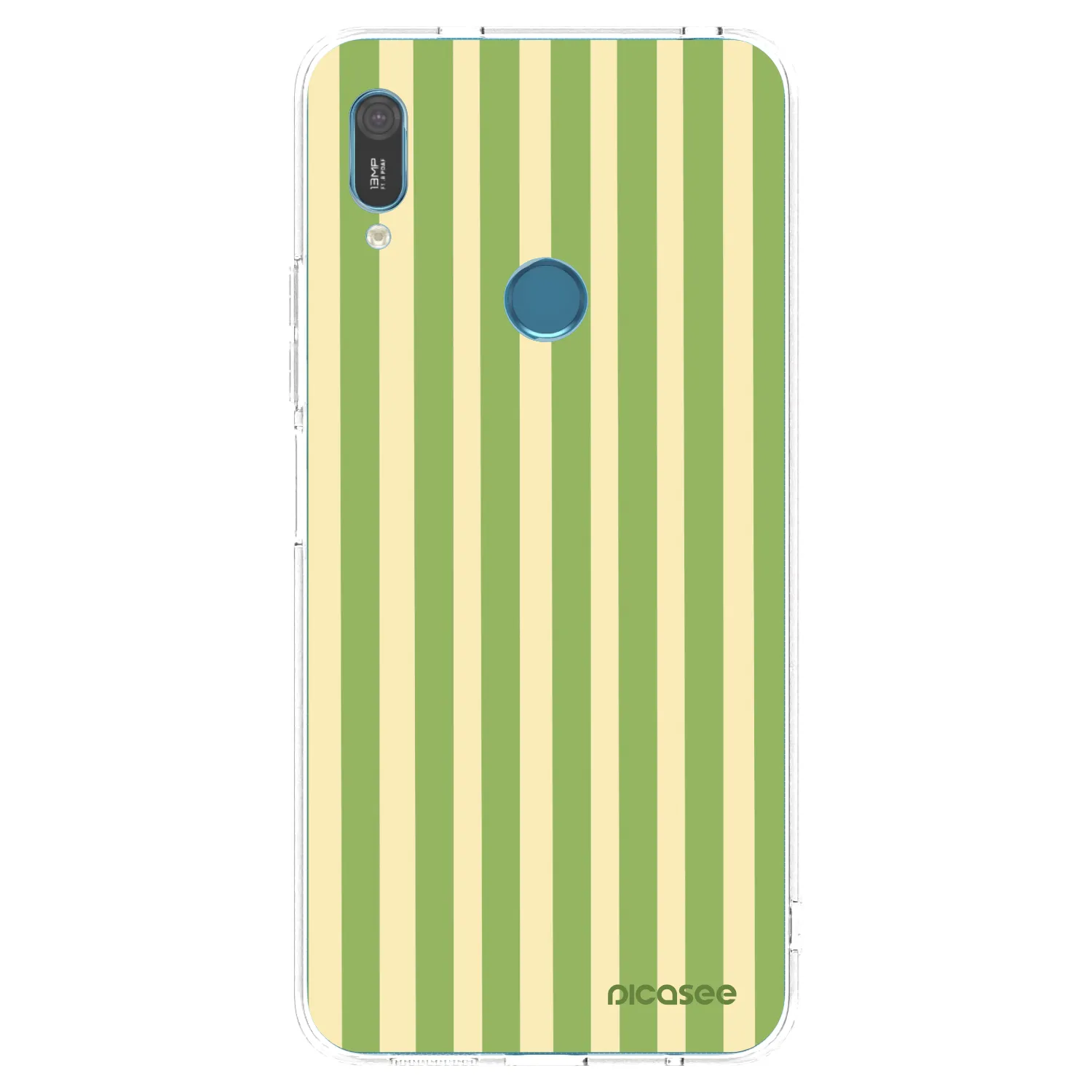 Picasee silikonski prozorni ovitek za Huawei Y6 2019 - Lines Matcha
