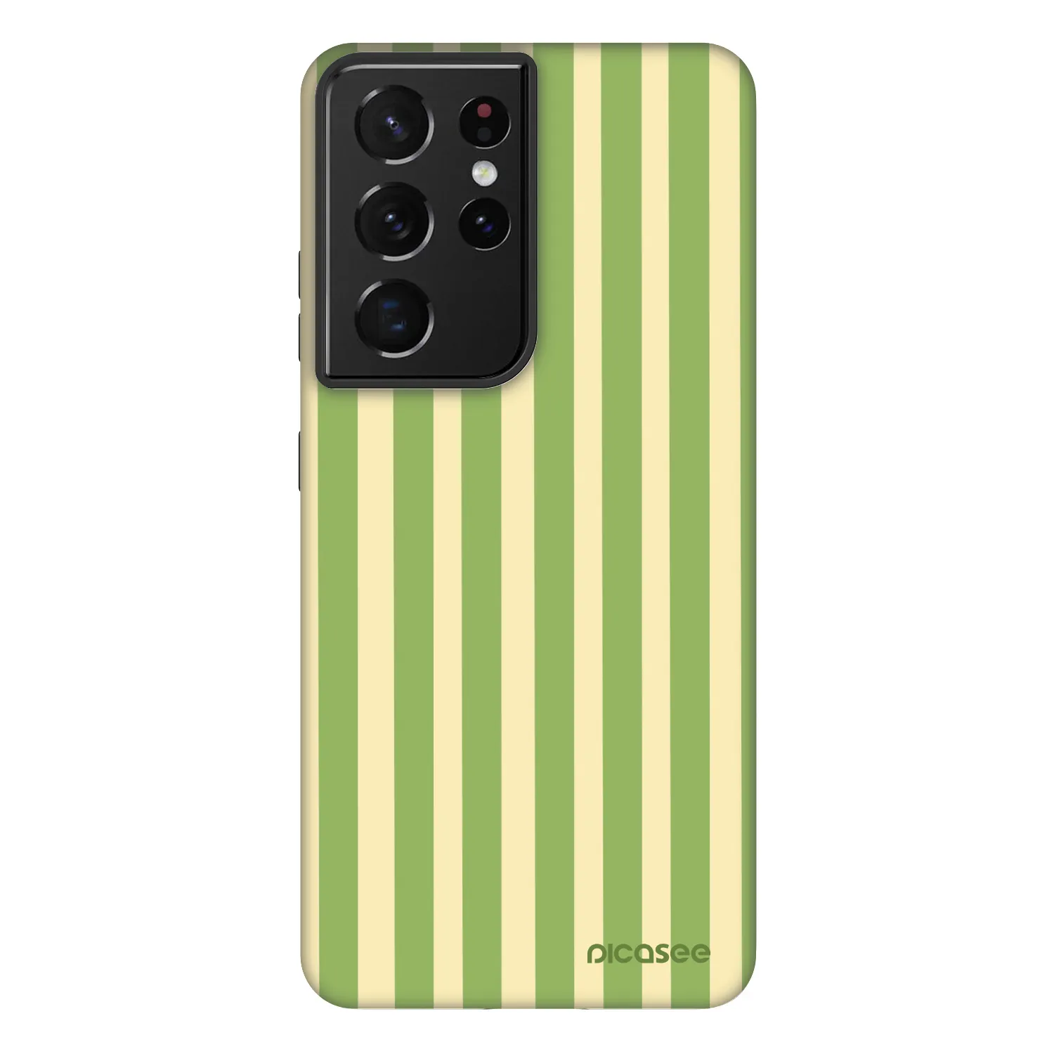 Picasee Fashion Case za Samsung Galaxy S21 Ultra 5G G998B - Lines Matcha