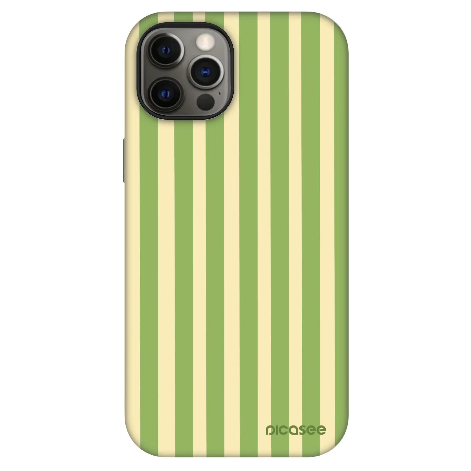 Picasee Fashion Case MagSafe za Apple iPhone 12 - Lines Matcha