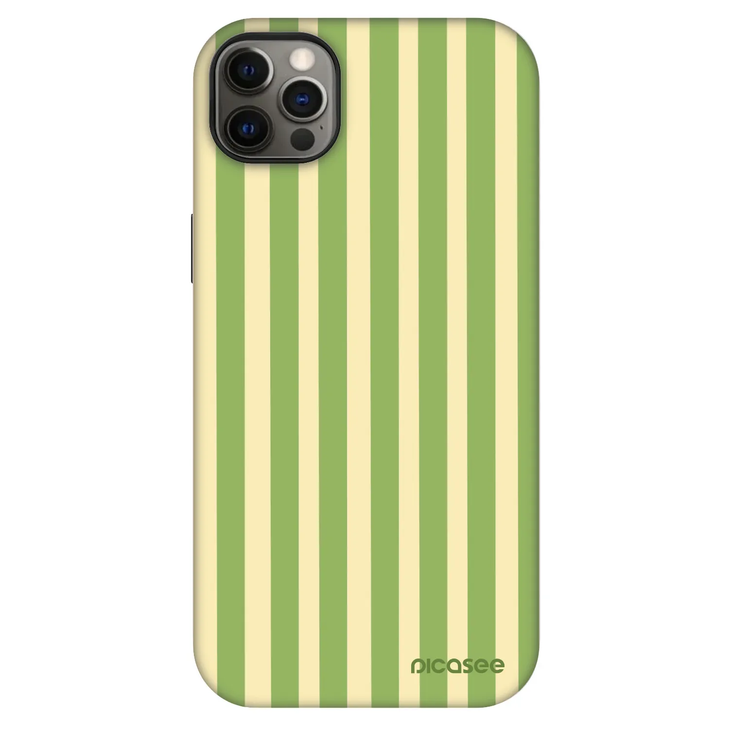 Picasee Fashion Case MagSafe za Apple iPhone 12 Pro Max - Lines Matcha