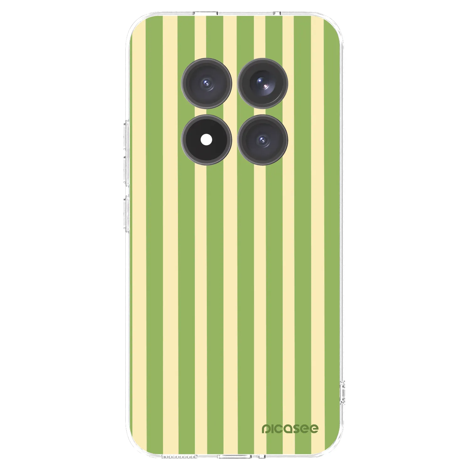 Picasee silikonski prozorni ovitek za Xiaomi Redmi Note 15 Pro+ - Lines Matcha