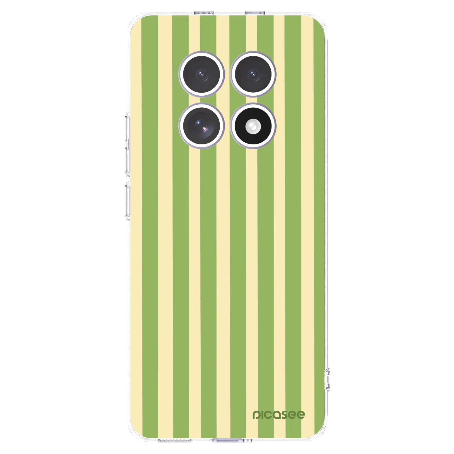 Picasee silikonski prozorni ovitek za Xiaomi Redmi Note 15 4G - Lines Matcha