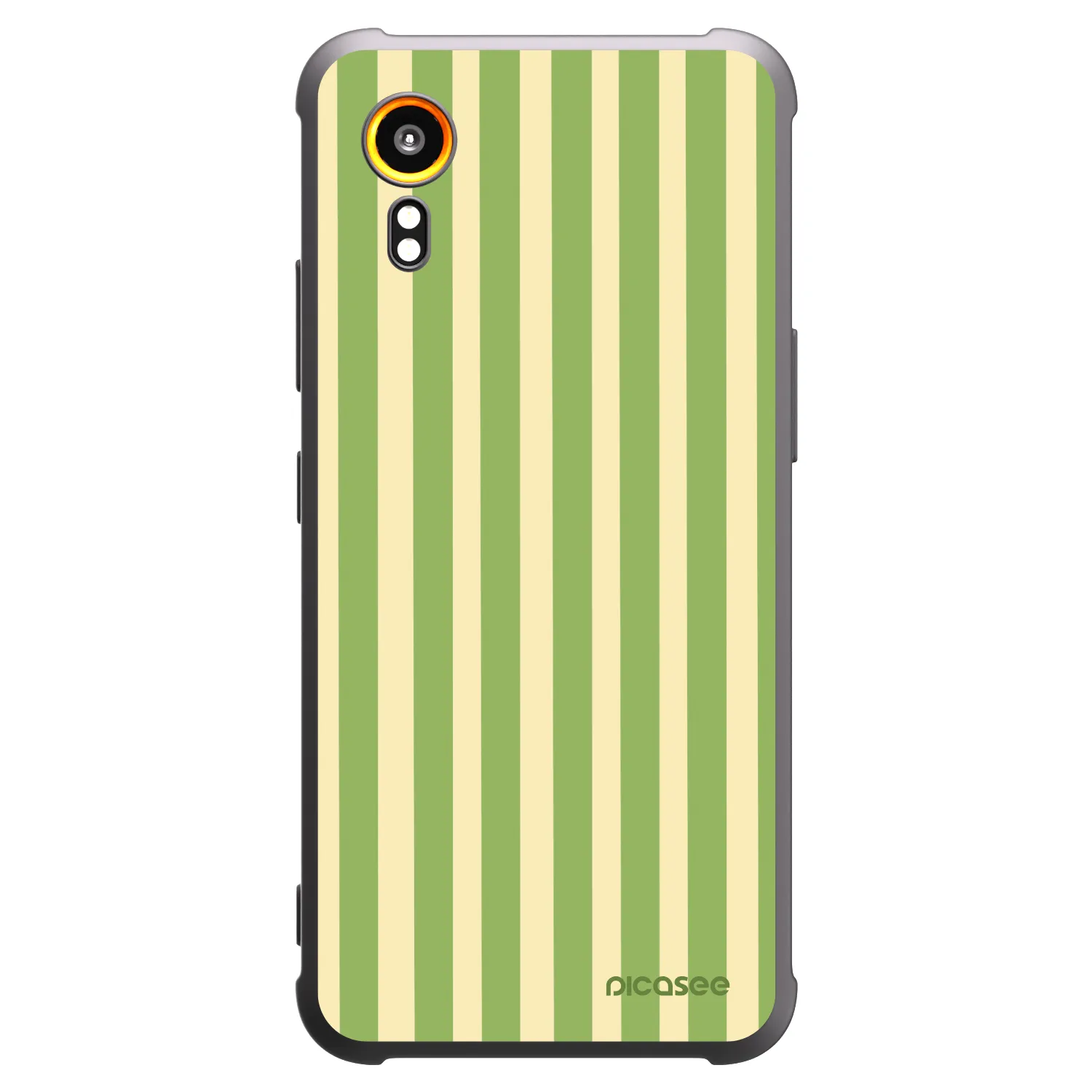 Picasee silikonski črni ovitek za Samsung Galaxy Xcover 7 - Lines Matcha