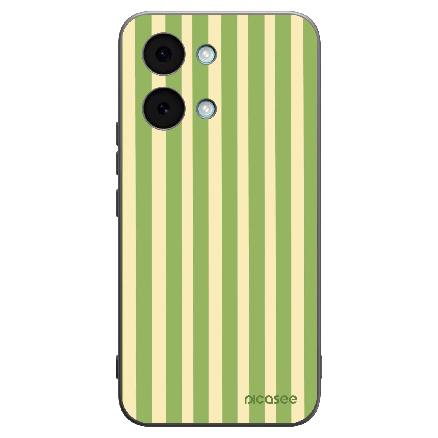 Picasee silikonski črni ovitek za Xiaomi Poco X8 Pro Max - Lines Matcha