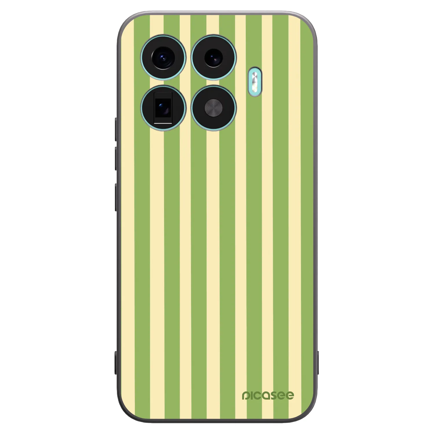 Picasee silikonski črni ovitek za Xiaomi 17T Pro - Lines Matcha