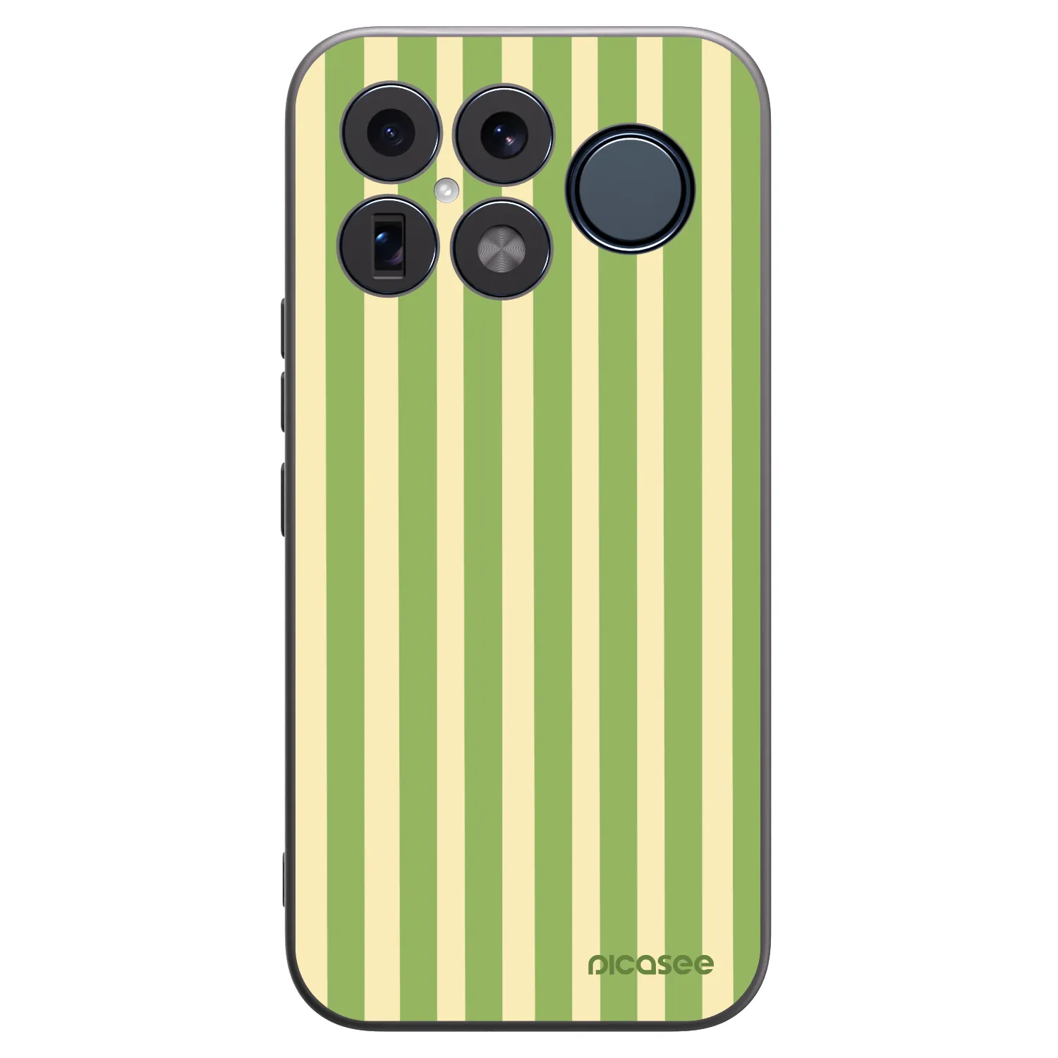 Picasee silikonski črni ovitek za Xiaomi Poco F8 Ultra - Lines Matcha