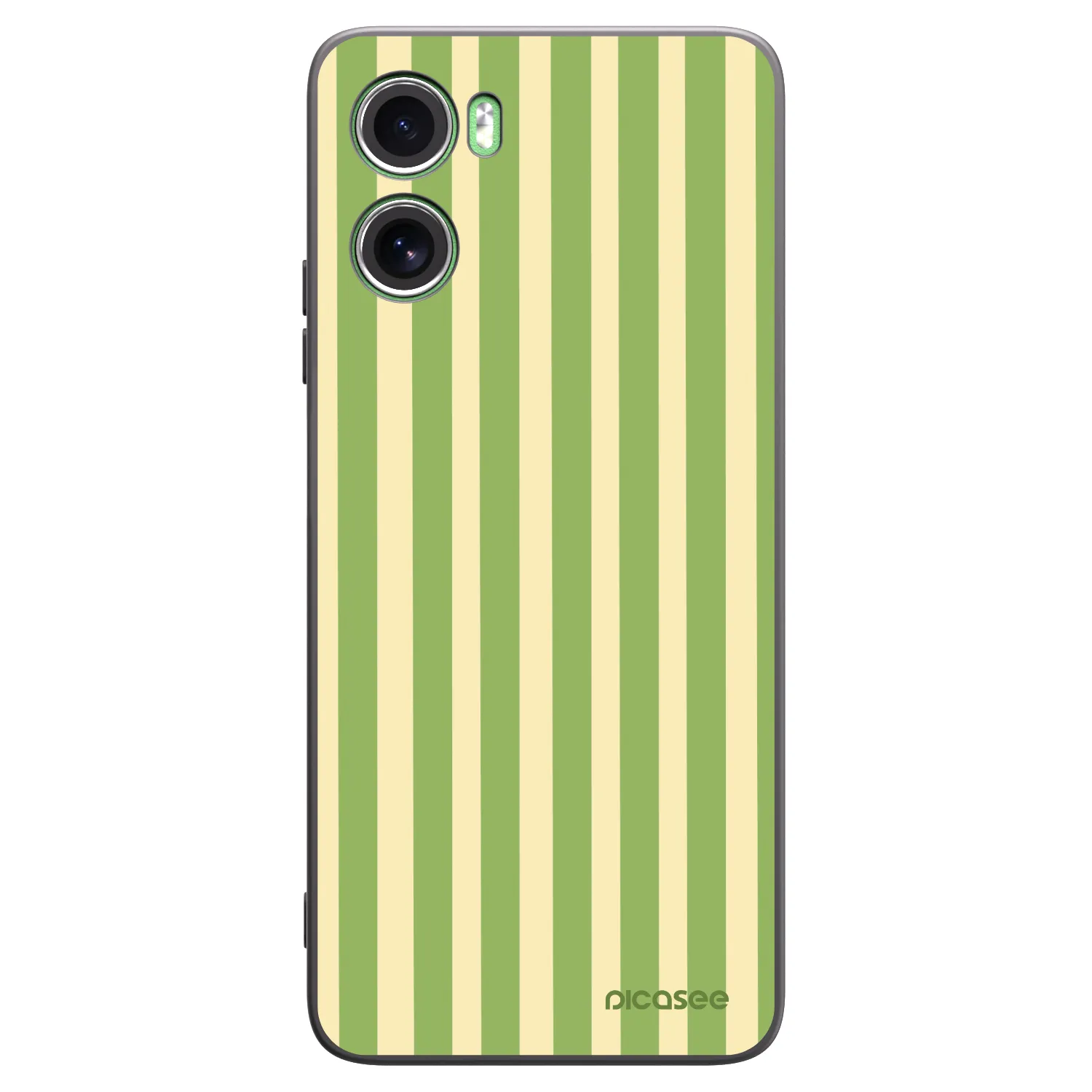 Picasee silikonski črni ovitek za Motorola Moto G06 - Lines Matcha
