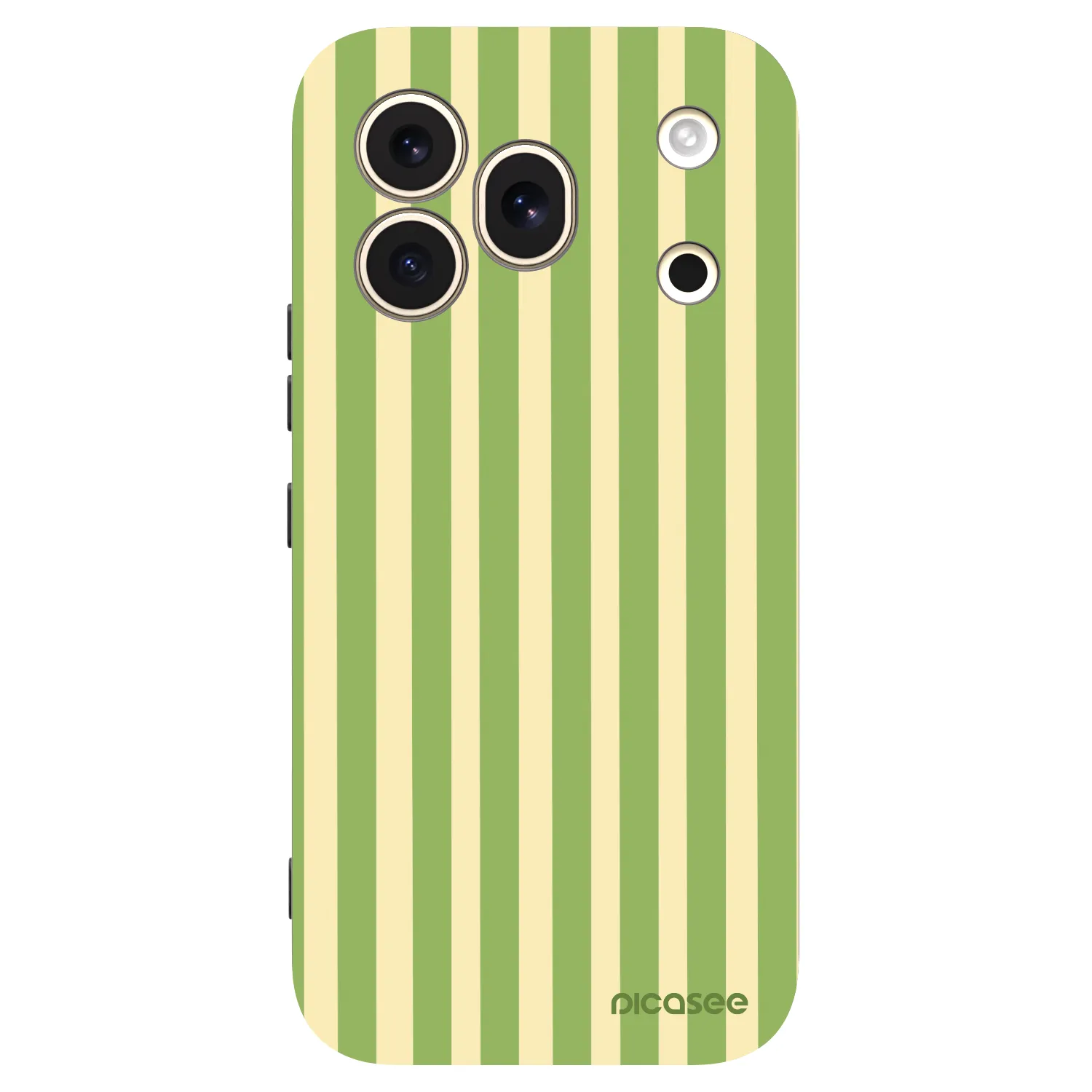 Picasee silikonski črni ovitek za Honor 600 Pro - Lines Matcha