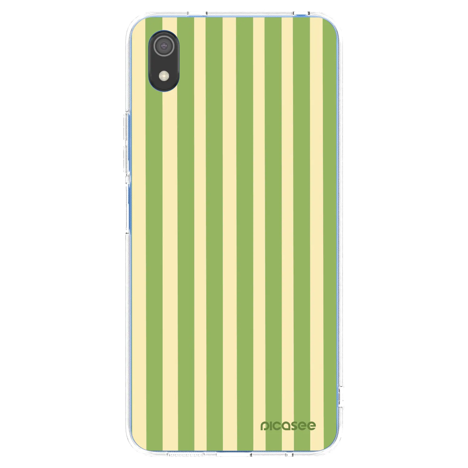 Picasee silikonski prozorni ovitek za Xiaomi Redmi 7A - Lines Matcha